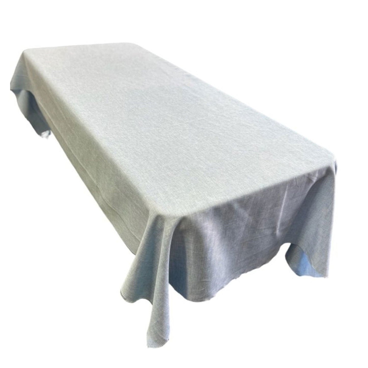 Vintage Linen Two Tone Faux Burlap Texture Tablecloth - New Star Fabrics