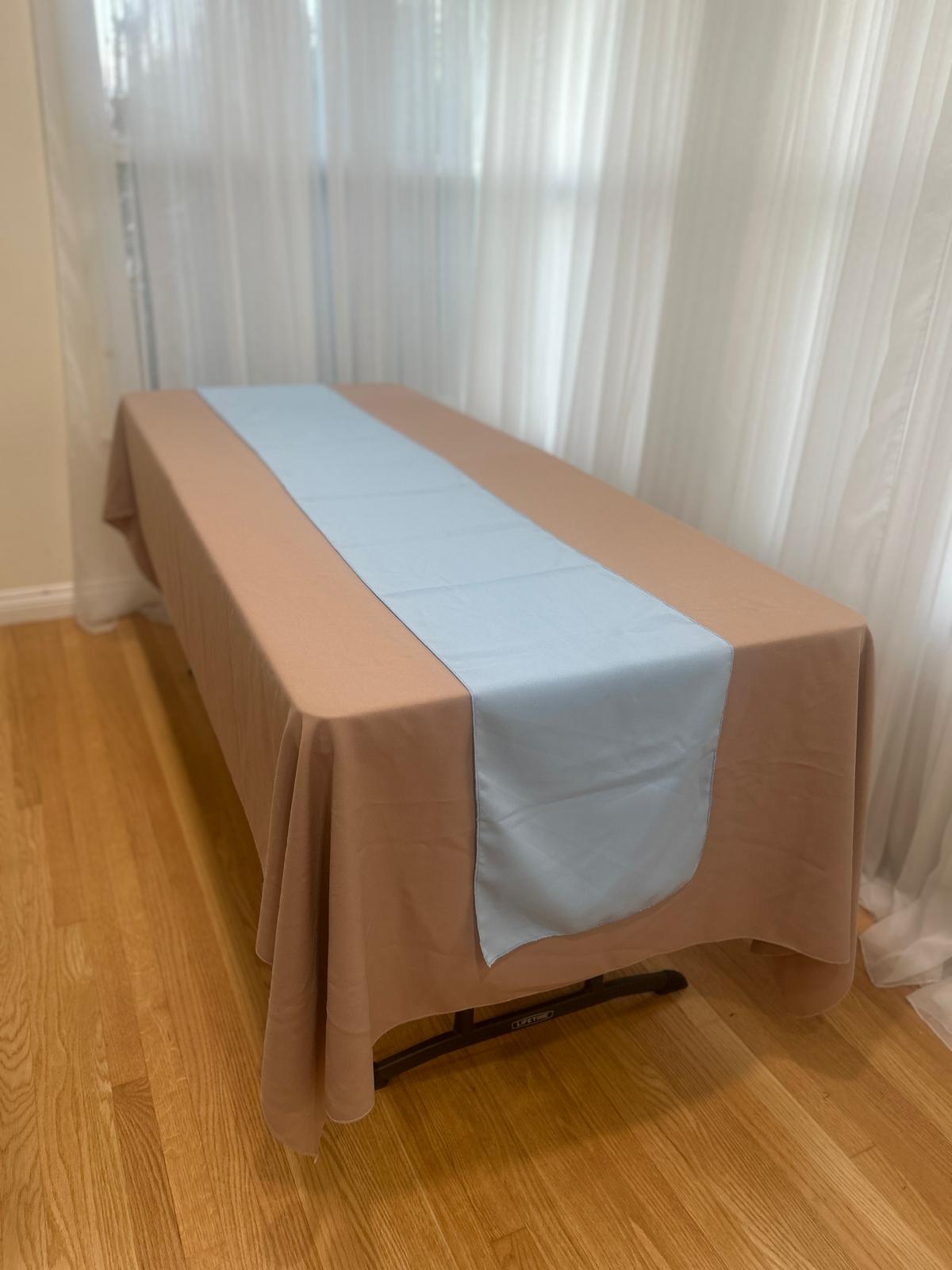 Poly Poplin Table Runners 14 by 108 inch