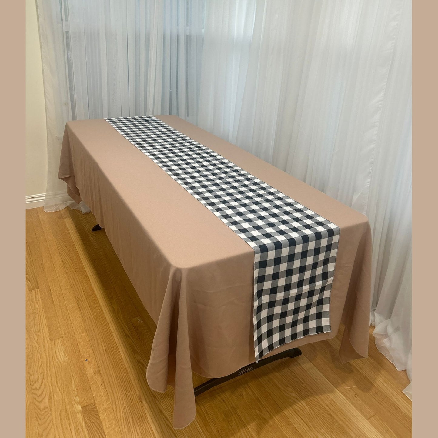 Buffalo Plaid Checkered Table Runner 14 inches by 108 inches