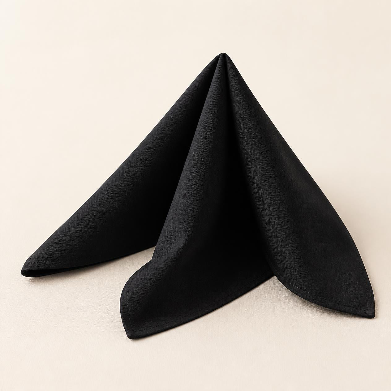 18” x 18” Polyester Poplin Napkins – 25 Pack | Made in USA