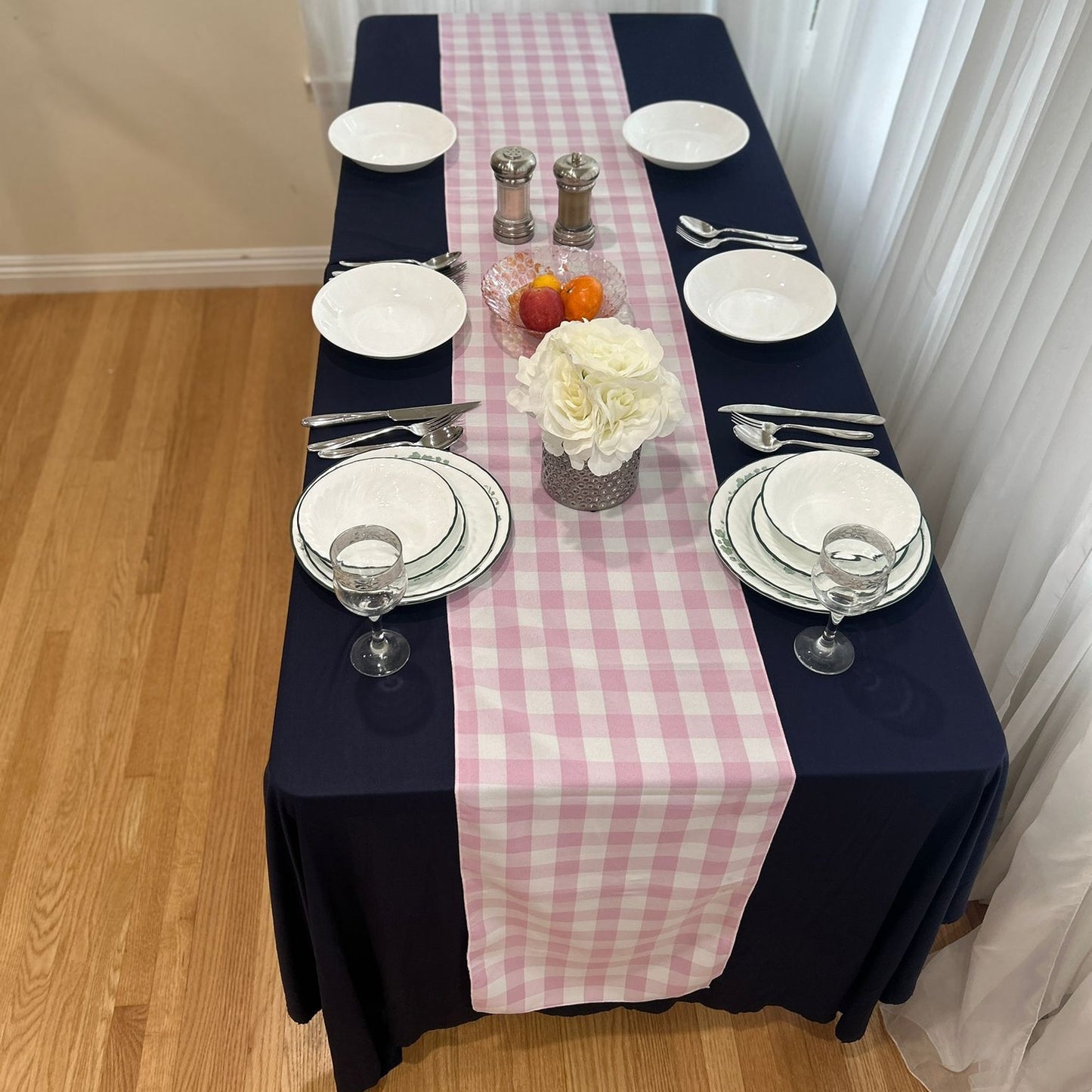 Buffalo Plaid Checkered Table Runner 14 inches by 108 inches