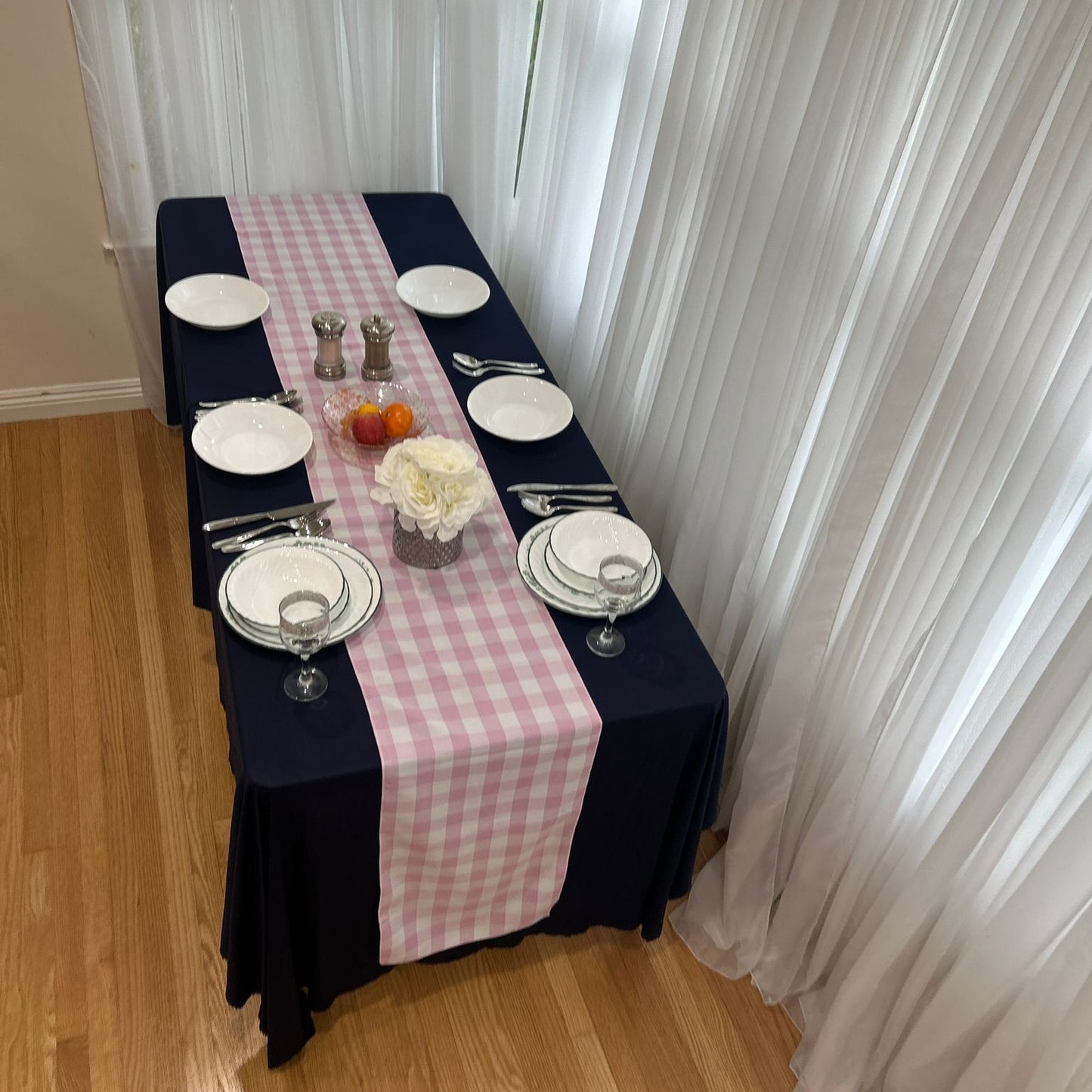 Buffalo Plaid Checkered Table Runner 14 inches by 108 inches