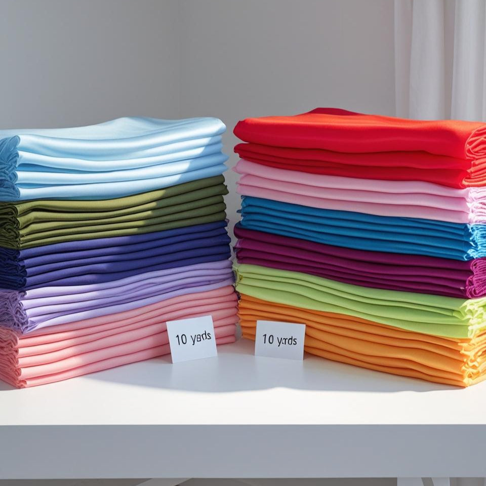 Chiffon Fabric 10 Yards-Sheer & Lightweight for Backdrops, Decor & Dresses