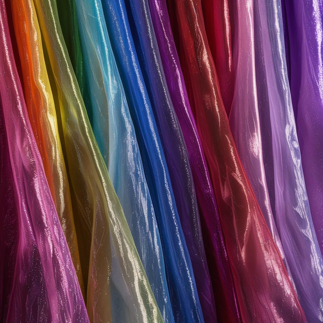 Roll of Organza Fabric 50 Yards – Sheer, Crisp & Elegant for Weddings