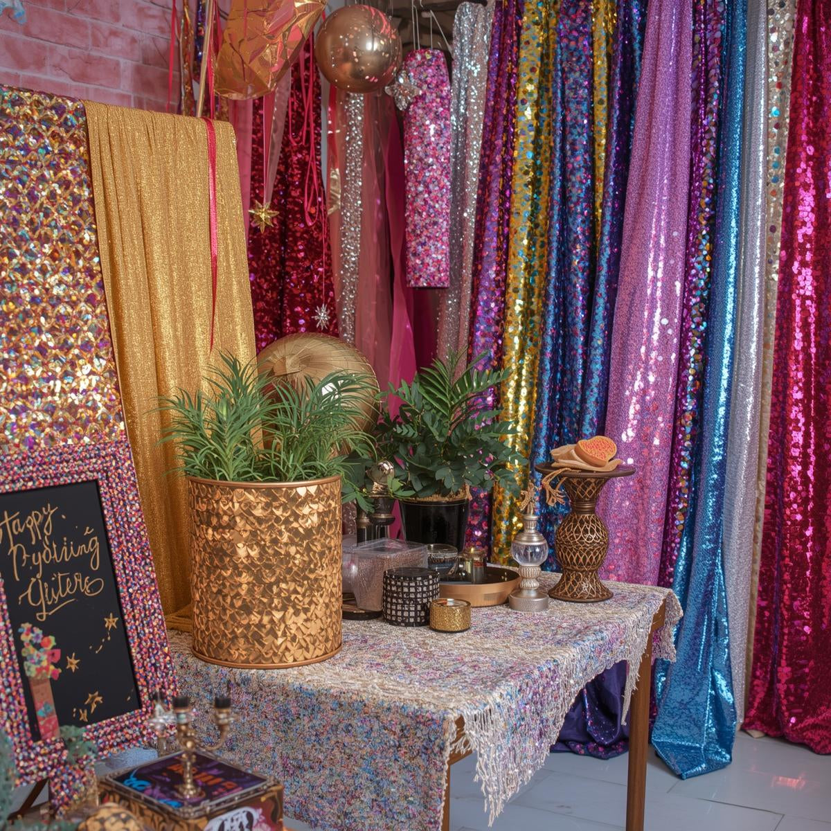 50 Yards Glitz Sequin Fabric – Sparkling Backdrops, Table Overlays & Costumes | New Star Fabrics