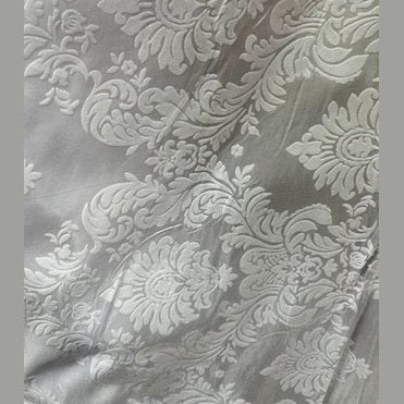 Flocked Damask Taffeta Fabric