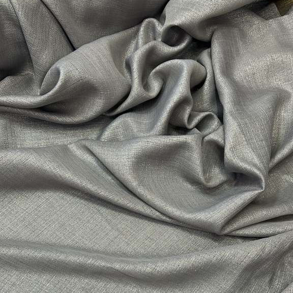 Vintage Linen Fabric with Subtle Shiny Thread – 40 Yard Roll