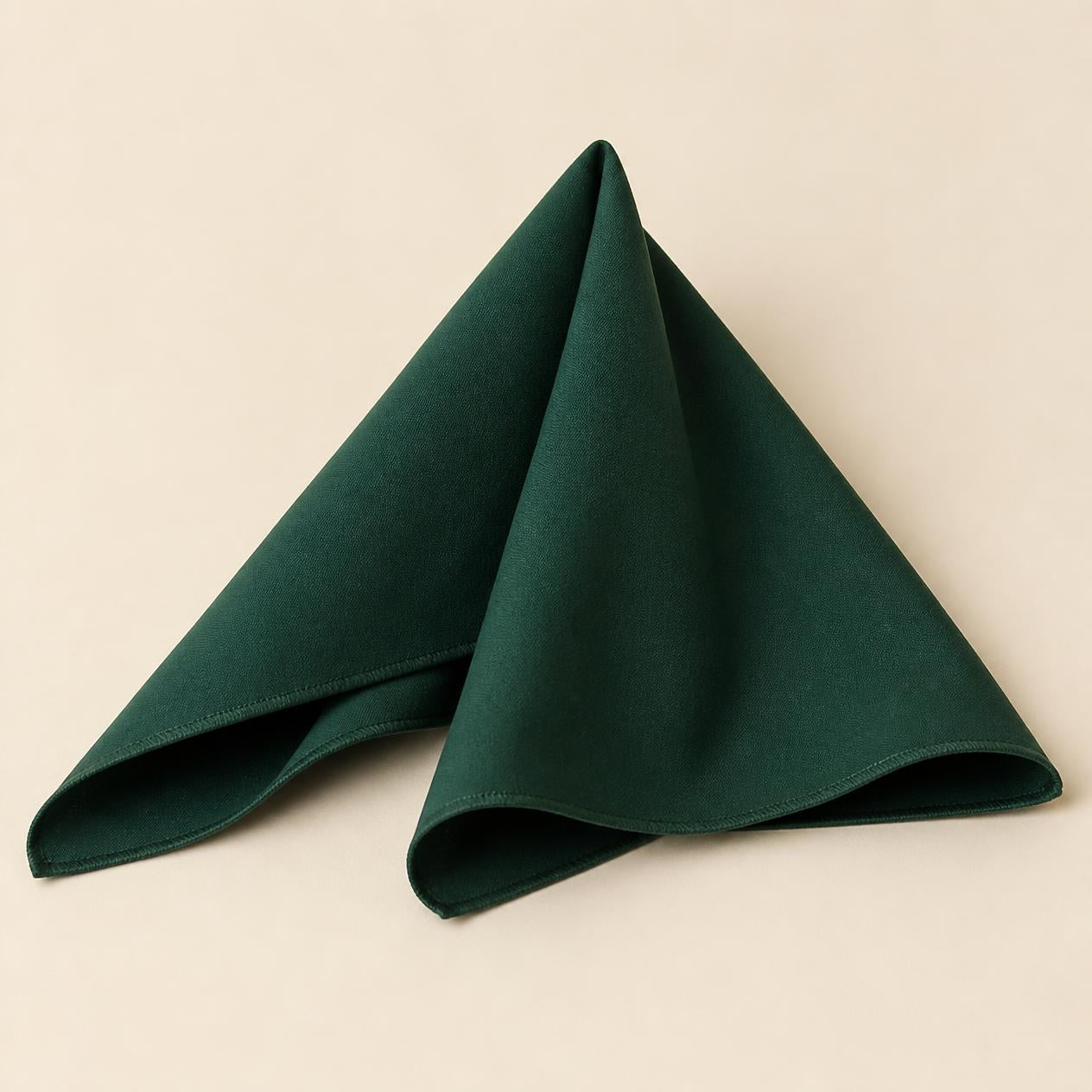 18” x 18” Polyester Poplin Napkins – 25 Pack | Made in USA