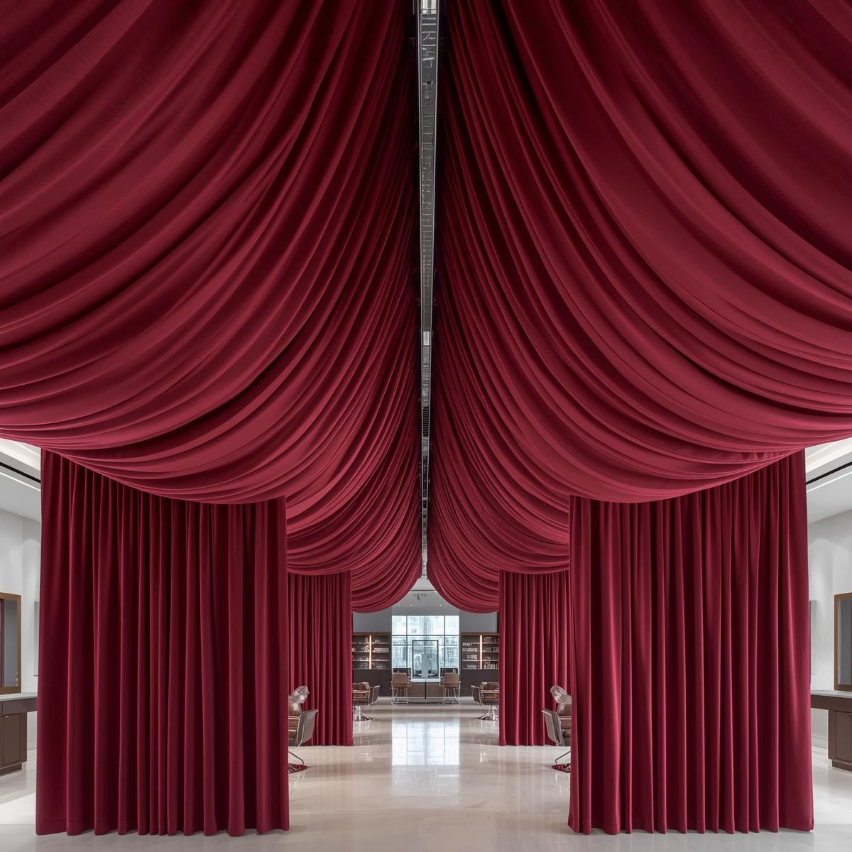 Interlock Drape Panels – Pre-Cut for Wedding & Event Backdrops (30+ Colors)