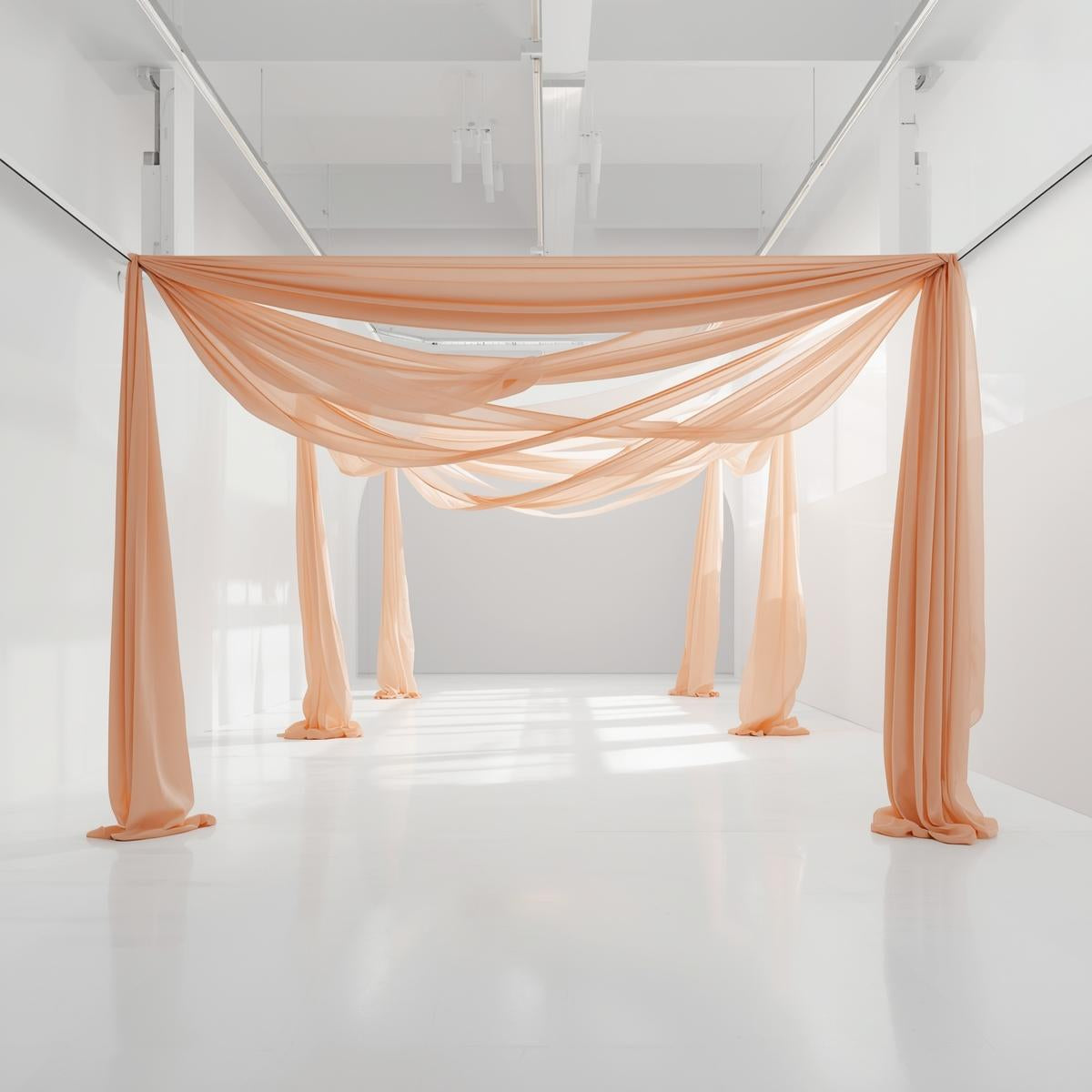 Interlock Drape Panels – Pre-Cut for Wedding & Event Backdrops (30+ Colors)