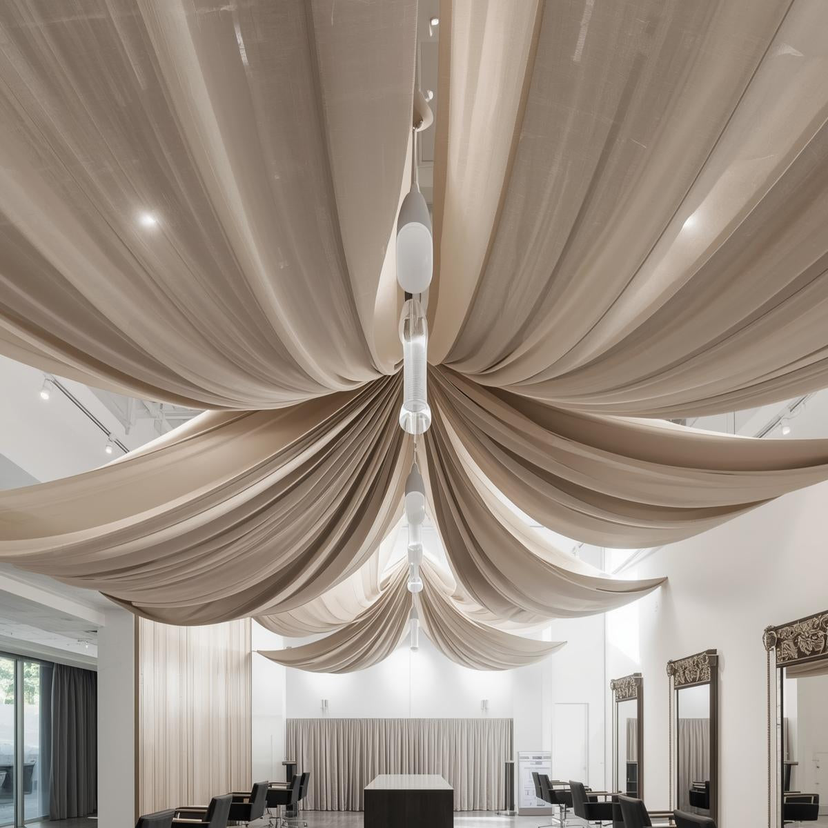 Interlock Drape Panels – Pre-Cut for Wedding & Event Backdrops (30+ Colors)