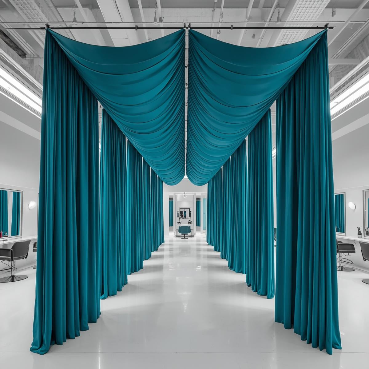 Interlock Drape Panels – Pre-Cut for Wedding & Event Backdrops (30+ Colors)