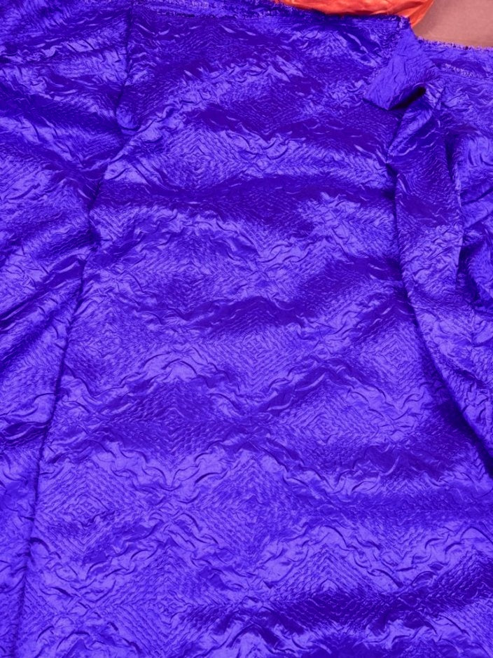Purple Diamond Crushed Fabric by the yard