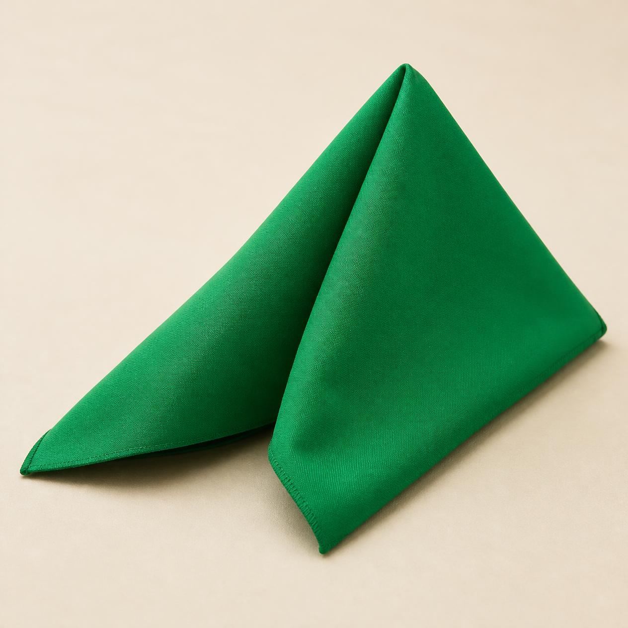 18” x 18” Polyester Poplin Napkins – 25 Pack | Made in USA