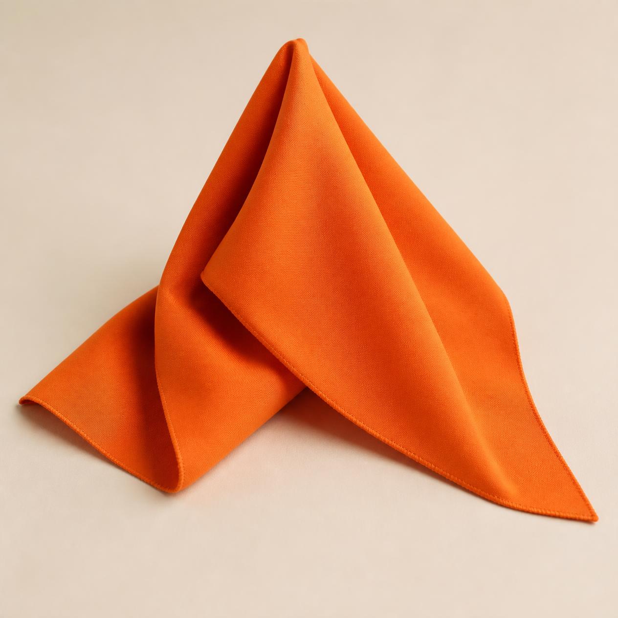 18” x 18” Polyester Poplin Napkins – 25 Pack | Made in USA