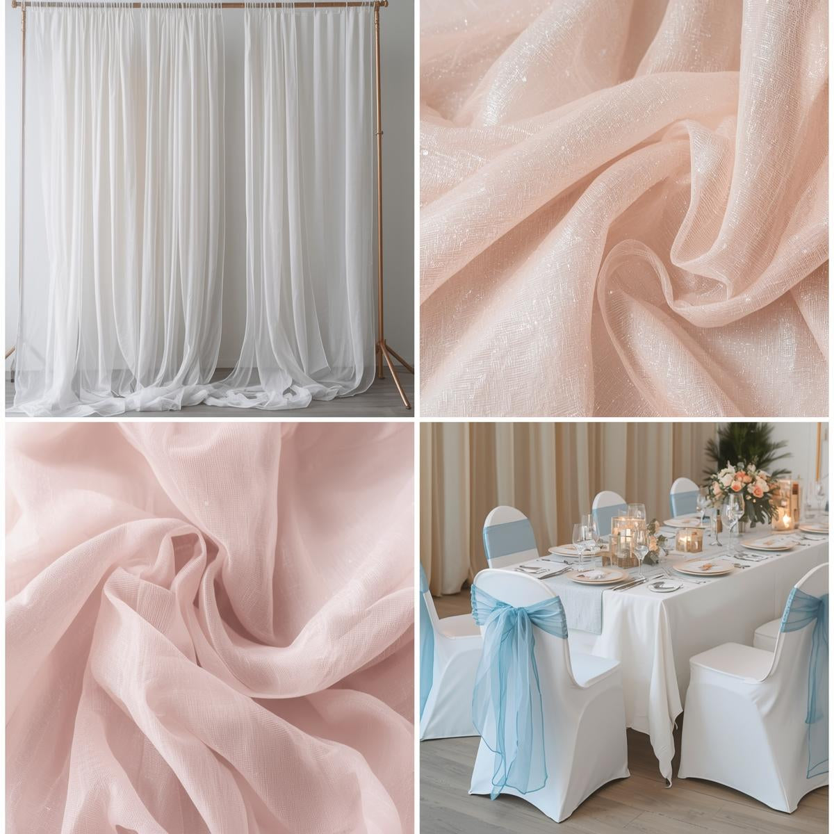 Organza Fabric by the Yard – Sheer, Lightweight & Shimmering | New Star Fabrics