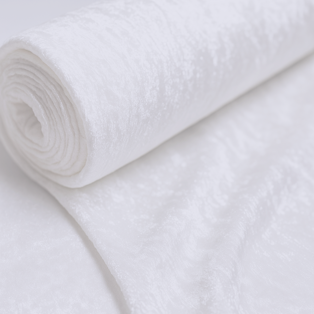 50 Yards Panne Velvet Fabric Roll – Stretch, Shiny Velvet for Draping, Upholstery & Décor