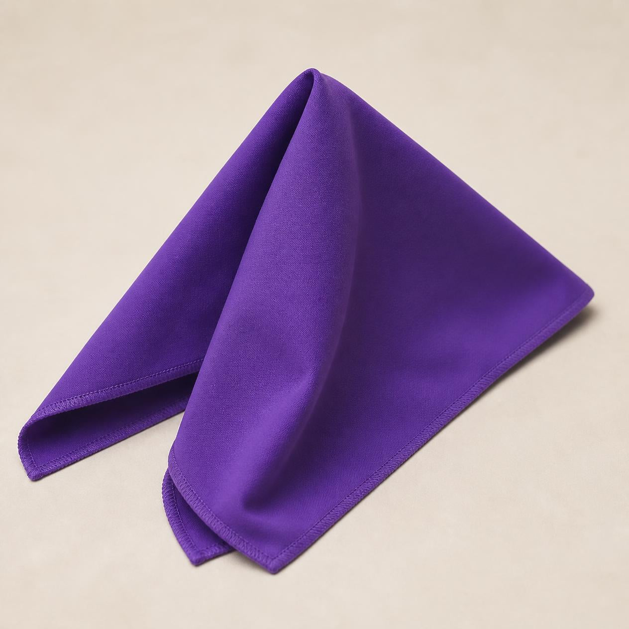 18” x 18” Polyester Poplin Napkins – 25 Pack | Made in USA