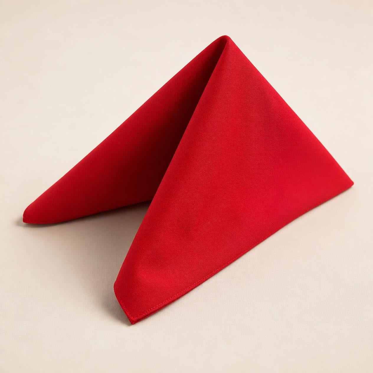 18” x 18” Polyester Poplin Napkins – 25 Pack | Made in USA