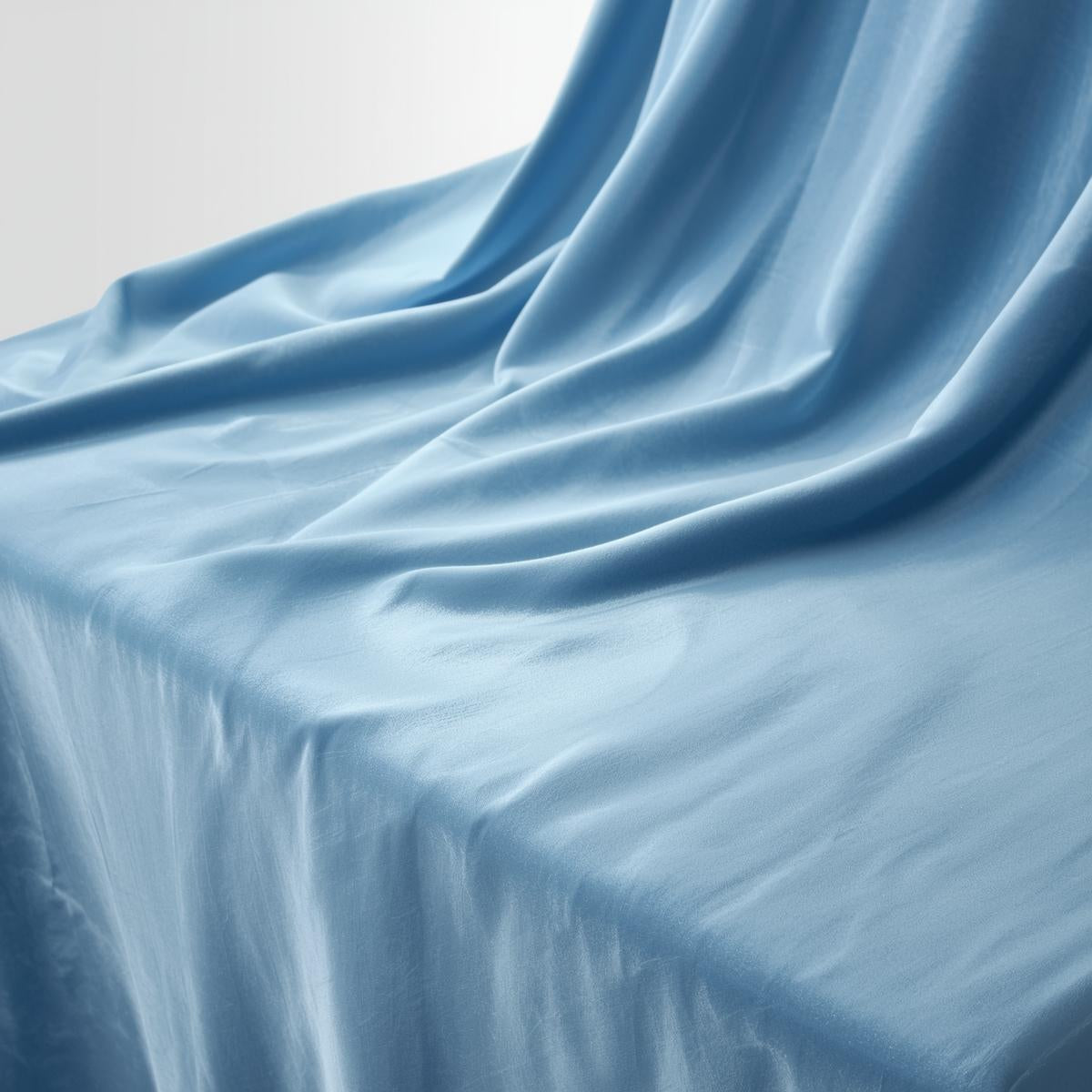 Baby Blue Royal Velvet Fabric 50 Yard Continuous Roll – Heavyweight Luxury Draping Fabric