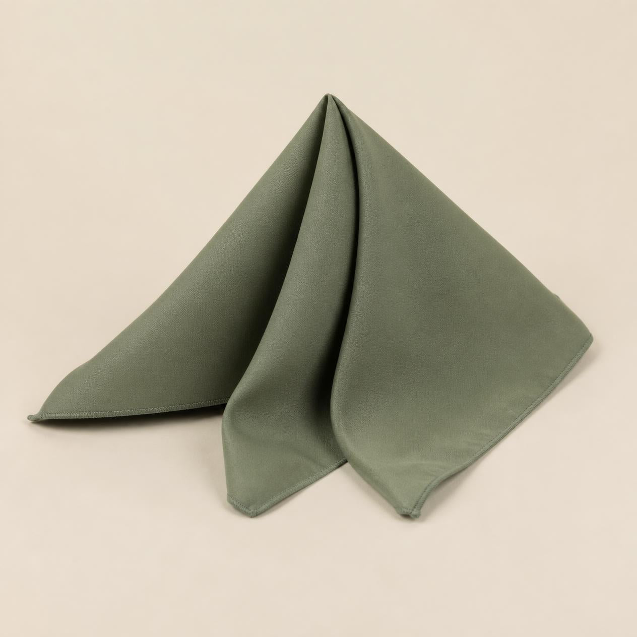 18” x 18” Polyester Poplin Napkins – 25 Pack | Made in USA