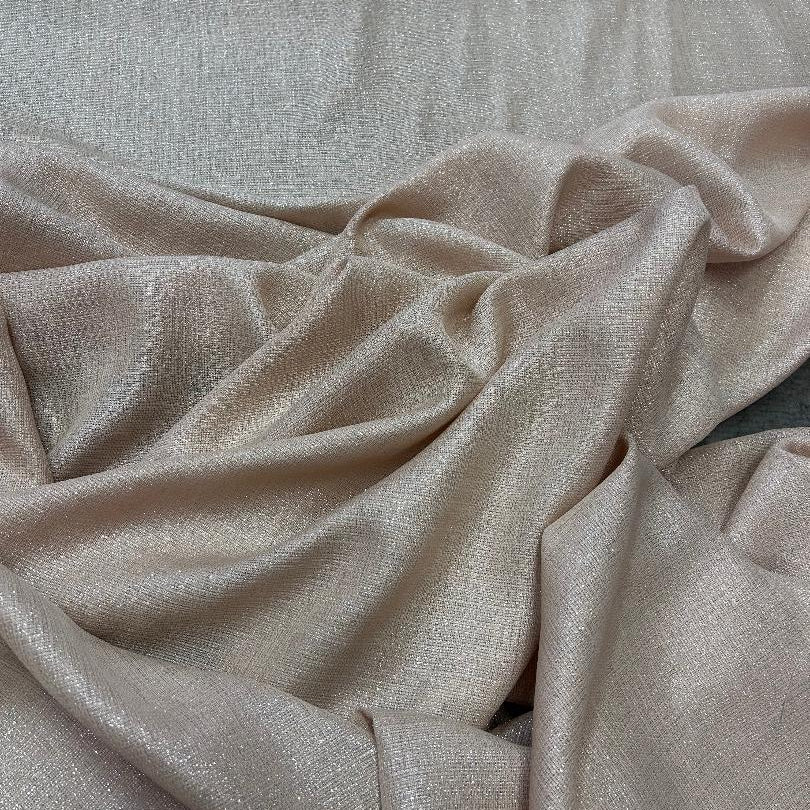 Vintage Linen Fabric with Subtle Shiny Thread – 40 Yard Roll