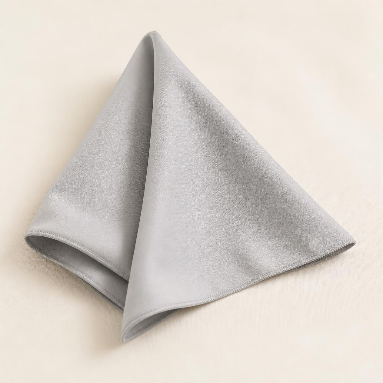 18” x 18” Polyester Poplin Napkins – 25 Pack | Made in USA