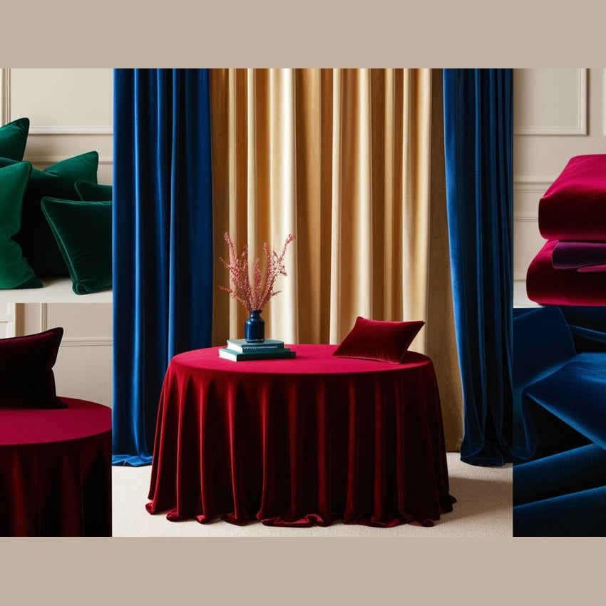 Velvet Fabric for Upholstery Curtain by the yard