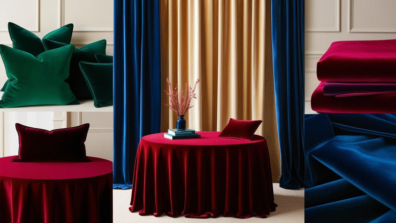 Velvet Fabric for Upholstery Curtain by the yard