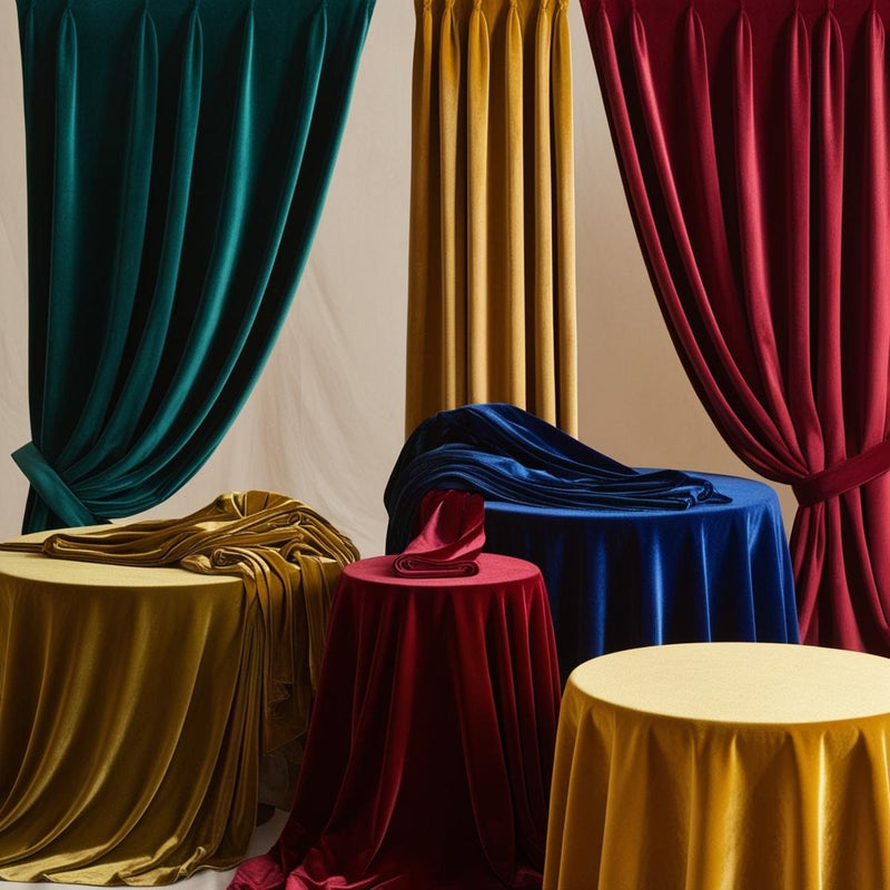 Velvet Fabric for Upholstery Curtain by the yard