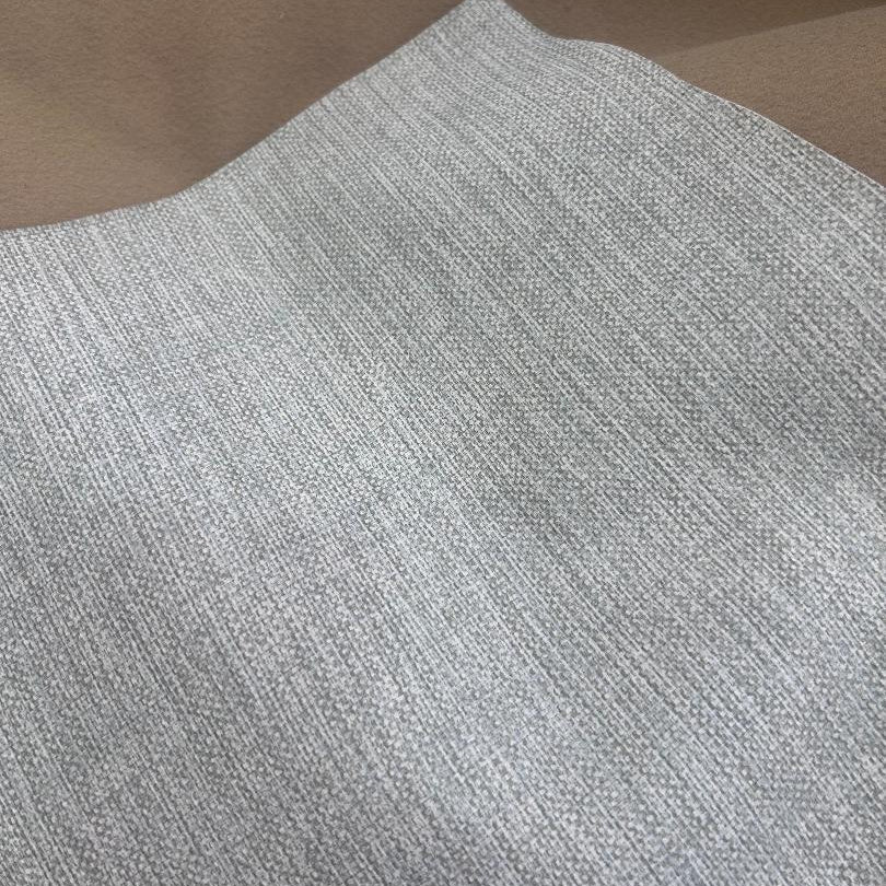 54” Two-Tone White & Light Gray Vinyl Fabric Roll – 25 Yards Continuous Roll