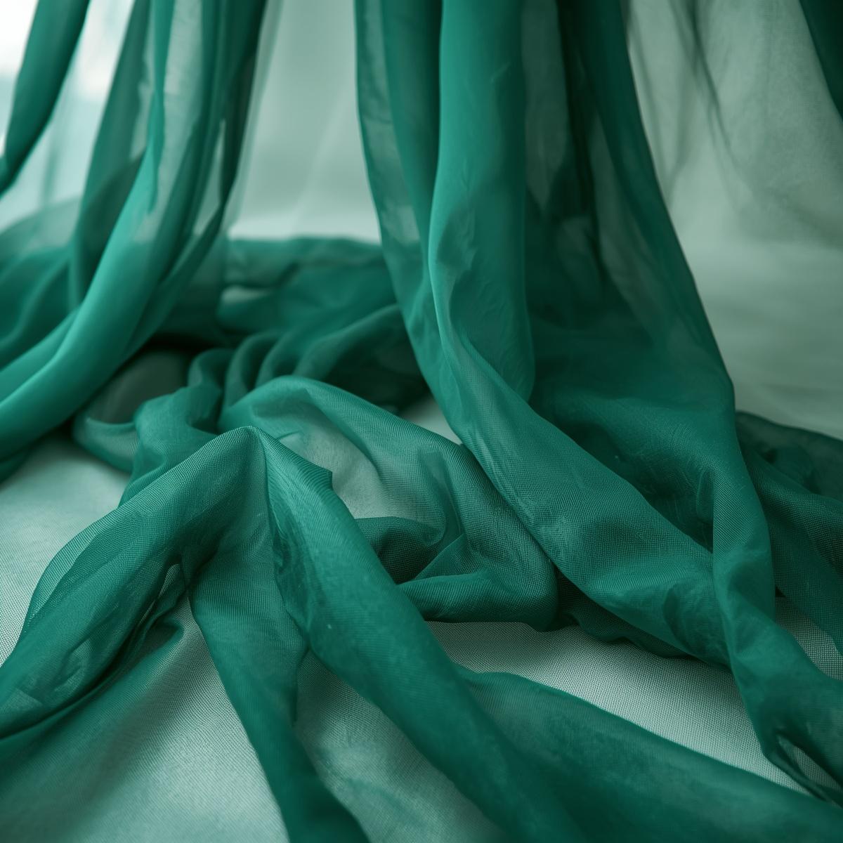 120” Voile Sheer Fabric – 120 Yard Continuous Roll for Wedding Backdrop & Draping (Extra Wide)