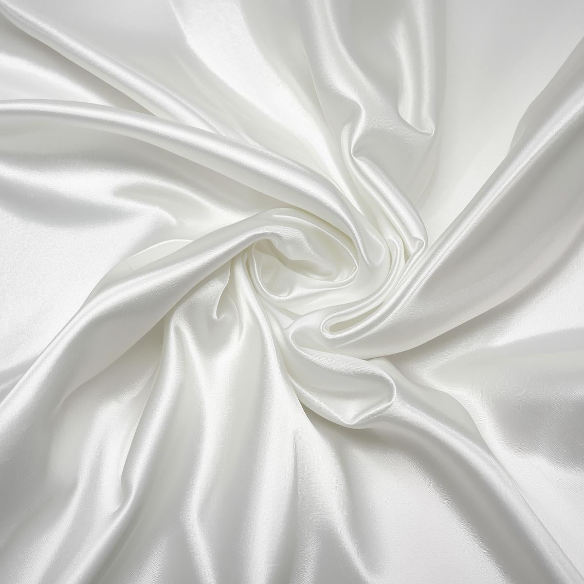 Satin Fabric 20 Yard Continuous Pieces Roll Smooth Shiny for Weddings, Decor & Apparel | Free Shipping