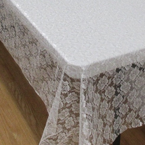 Flower Lace Tablecloth - New Star Fabrics