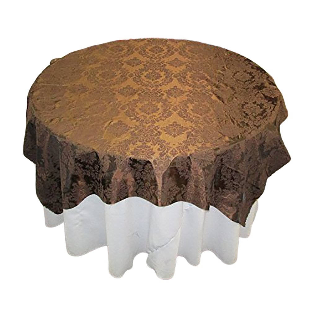 Overlay 60 by 60'' Damask Flocking Taffeta - Amazing Warehouse inc.