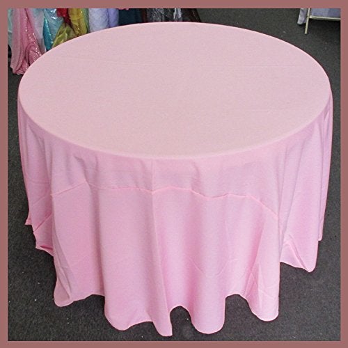 Poly Poplin Round Polyester Tablecloth - 108 Inch Linen - Amazing Warehouse inc.