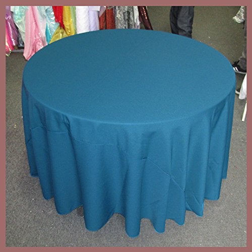 Poly Poplin Round Polyester Tablecloth - 108 Inch Linen - Amazing Warehouse inc.Round Polyester Tablecloth