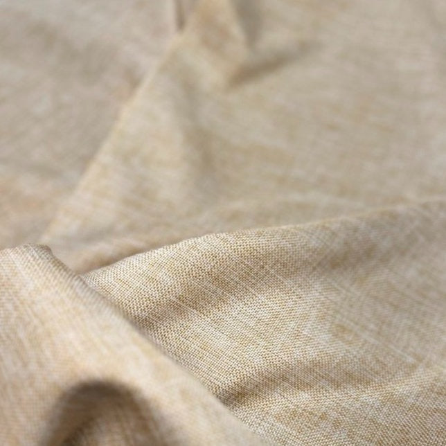 Vintage Linen Two Tone Fabric Faux Burlap Texture by The Yard